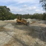 Gravel Lot In Moors Hill, Indiana